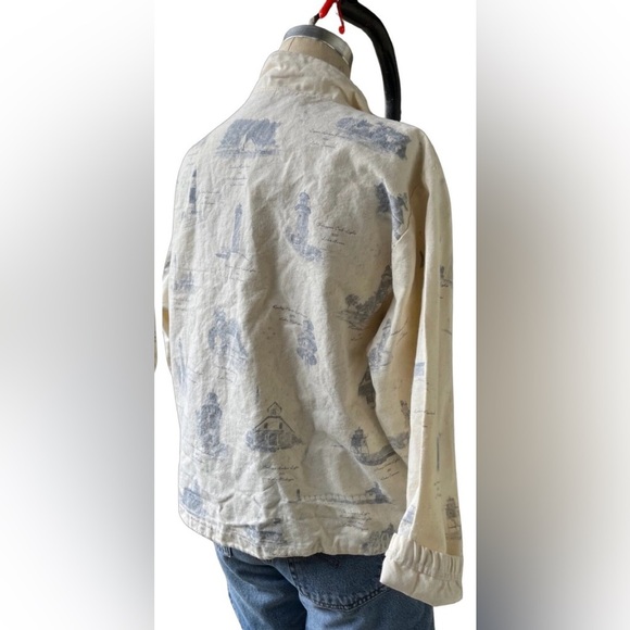 Vintage 90s Artisans Lighthouse Anorak size large - Picture 2 of 2